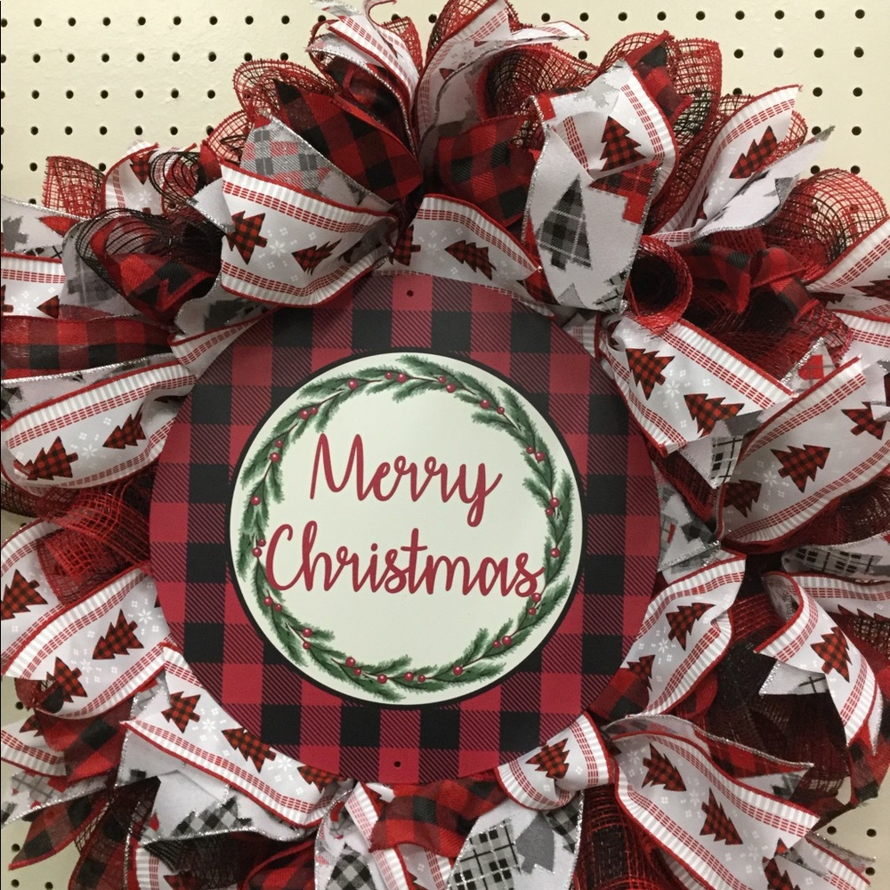 Merry Christmas wreaths
